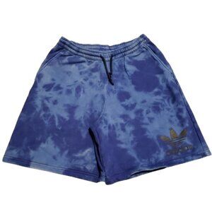 Adidas Sweat Shorts Men's Medium M Blue Acid Wash Baggy Comfy Streetwear Summer